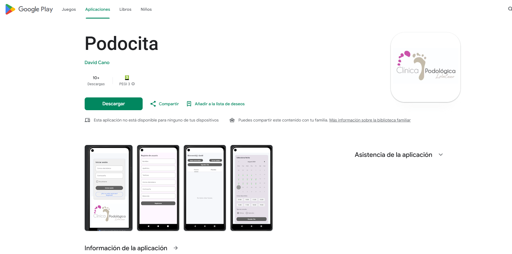 Podocita — Reservas de cita